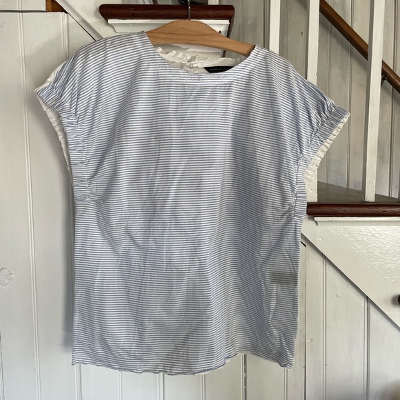 Marc by Mark Jacobs Striped Blue and White Top - Picture 1 of 6